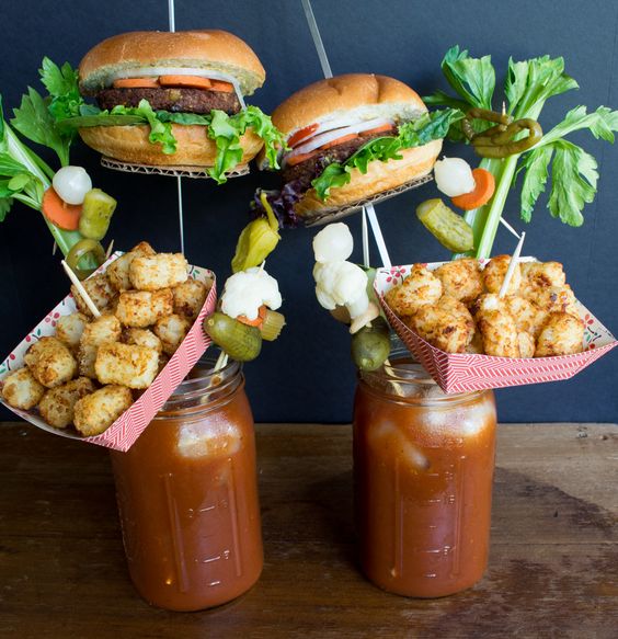What tastes good with a Bloody Mary What tastes good with a Bloody Mary