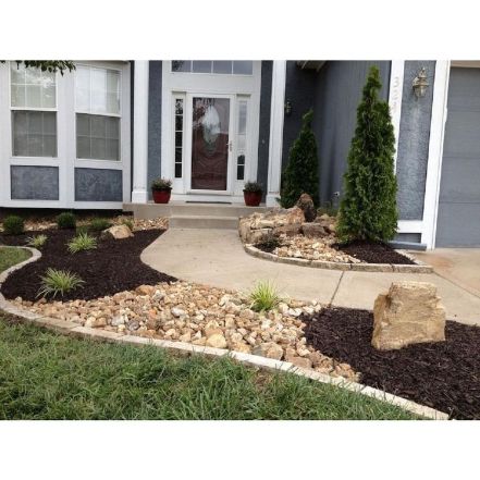 front yard landscaping ideas with rocks and mulch front yard landscaping ideas with rocks and mulch