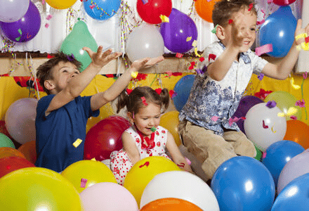 A vintage train-themed birthday party for children A vintage train-themed birthday party for children