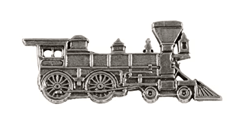 A vintage train-themed birthday party pin A vintage train-themed birthday party pin