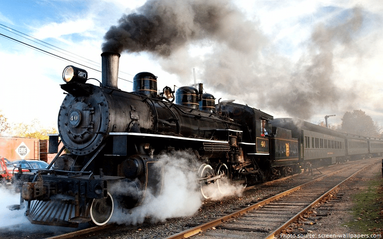 An image of a vintage train