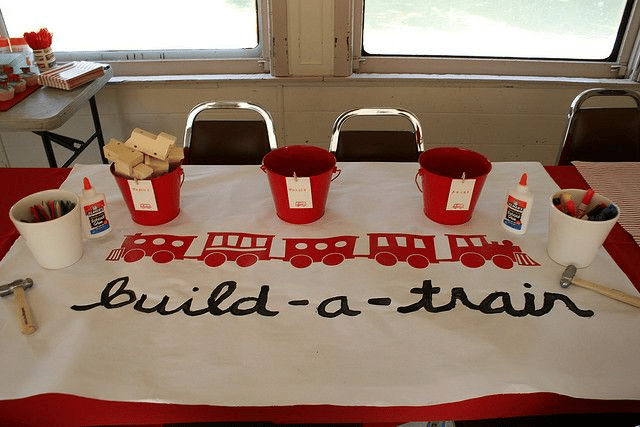 Vintage train-themed birthday party games and activities Vintage train-themed birthday party games and activities