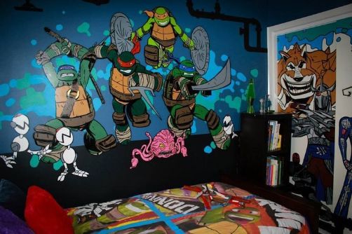 ninja turtles room ideas