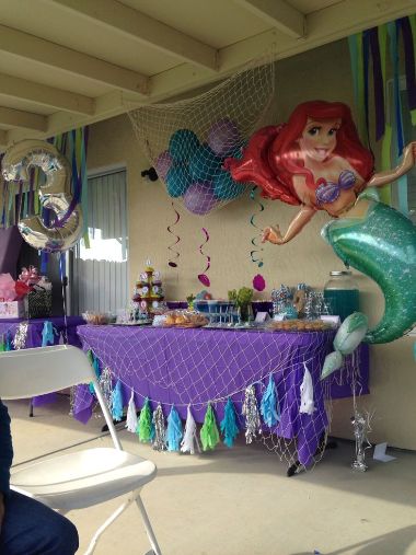 simple mermaid birthday theme simple mermaid birthday theme