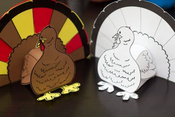 turkey cutouts free printable