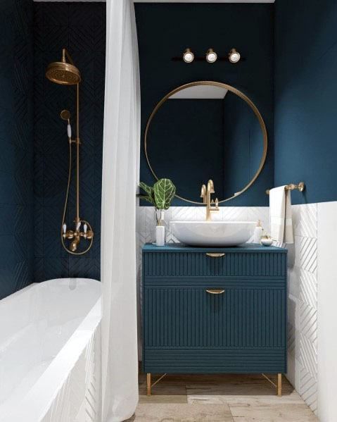what color walls with navy blue vanity what color walls with navy blue vanity