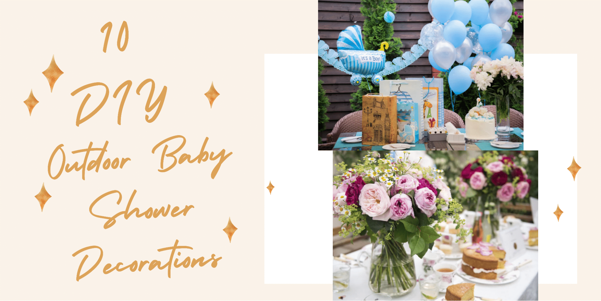 10 DIY Outdoor Baby Shower Decorations 10 DIY Outdoor Baby Shower Decorations