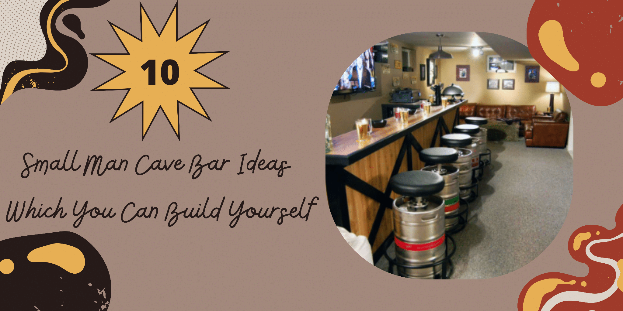 10 Small Man Cave Bar Ideas Which You Can Build Yourself