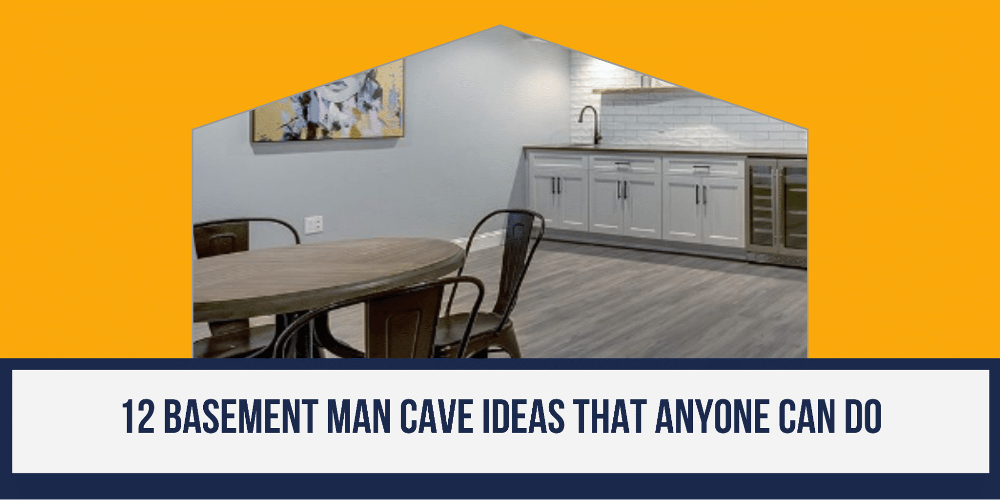 12 Basement Man Cave Ideas That Anyone Can Do - Guyabouthome