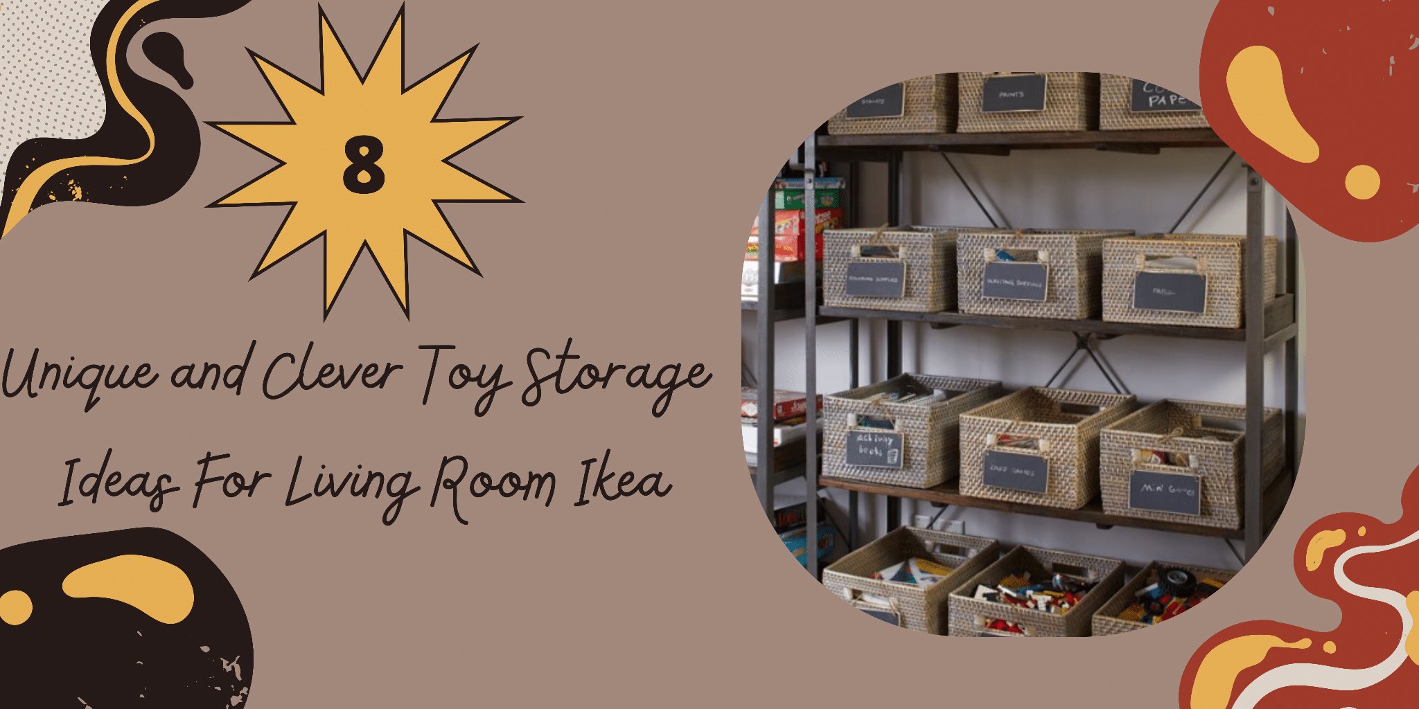 8 Unique and Clever Toy Storage Ideas For Living Room IKEA