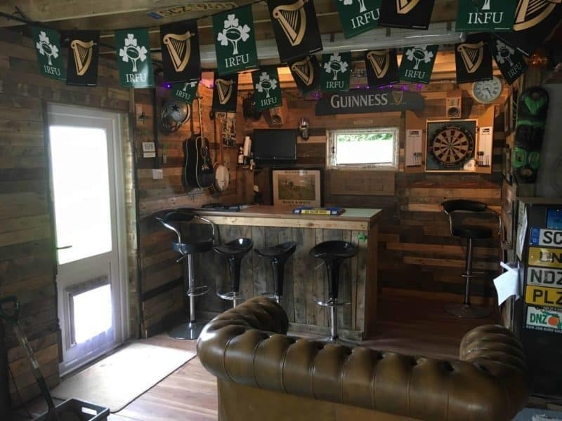 Attic pub man cave Attic pub man cave