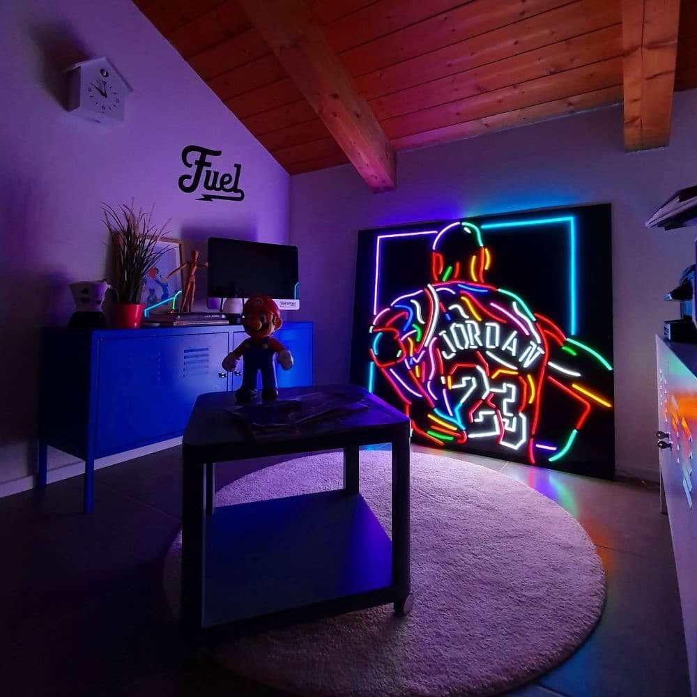 Custom neon sign man cave Custom neon sign man cave