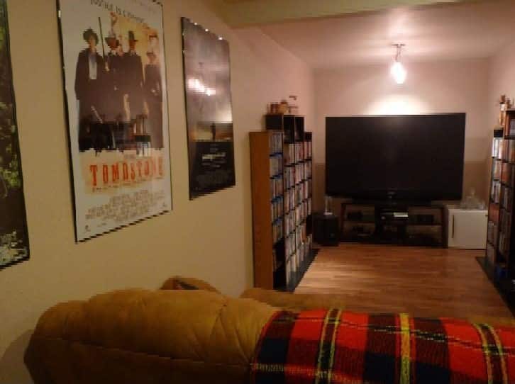 Movie theater man cave Movie theater man cave