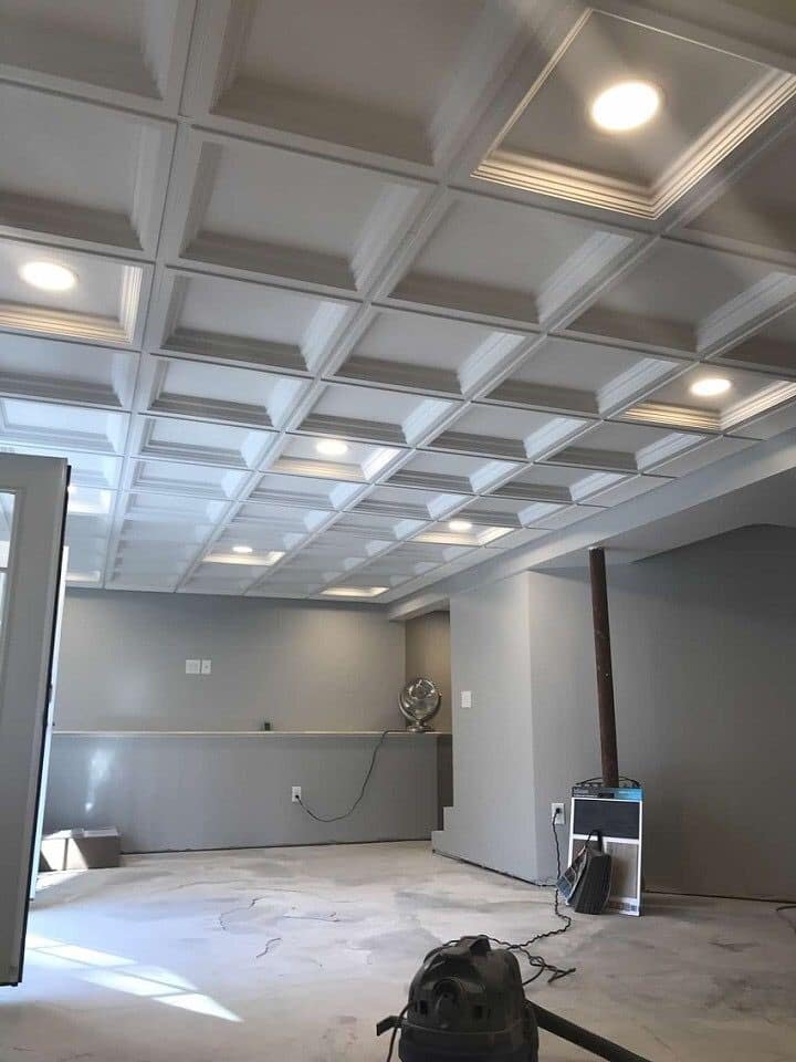PVC tile ceiling