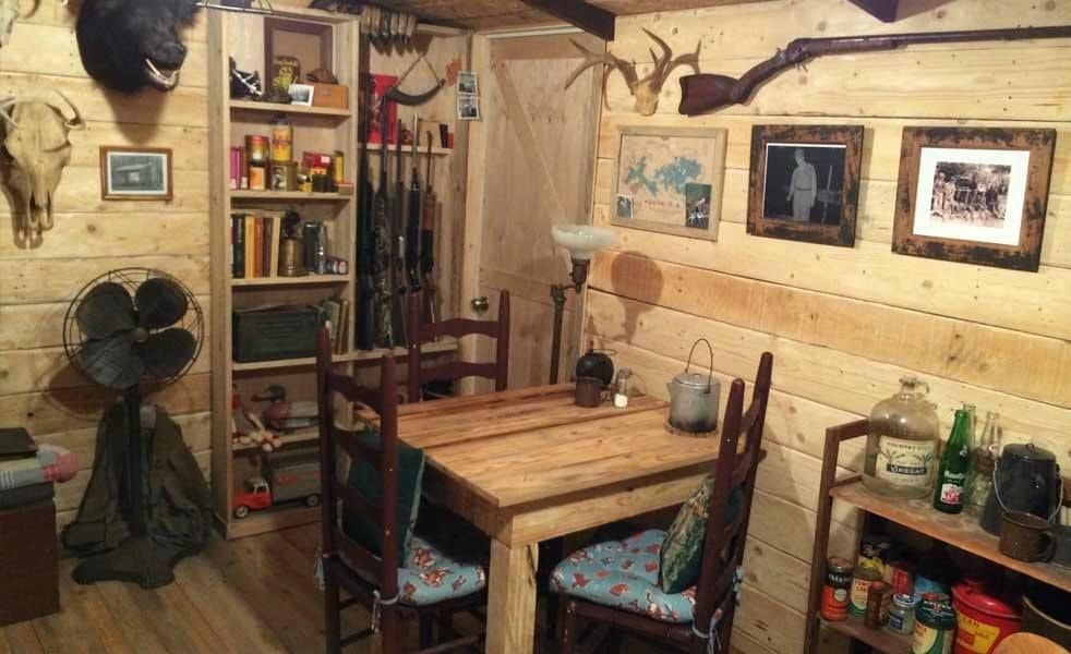 Rustic lodge man cave Rustic lodge man cave
