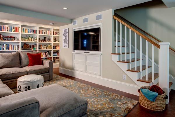 Simple basement man cave ideas