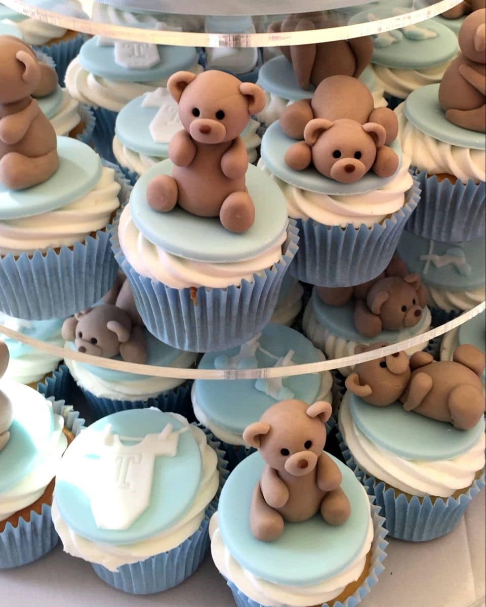 Teddy bear cupcake