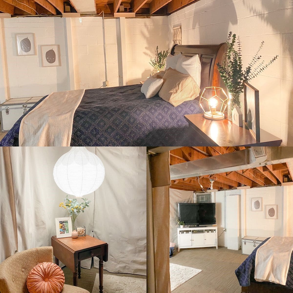 Unfinished basement bedroom ideas Unfinished basement bedroom ideas